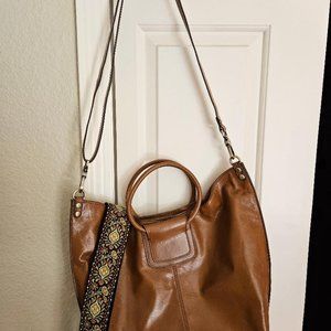Hobo Sheila Tote with Crossbody Strap & Free New Guitar Strap Included